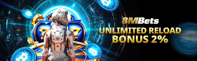 8mbets-2%-Unlimited-Reload-Bonus